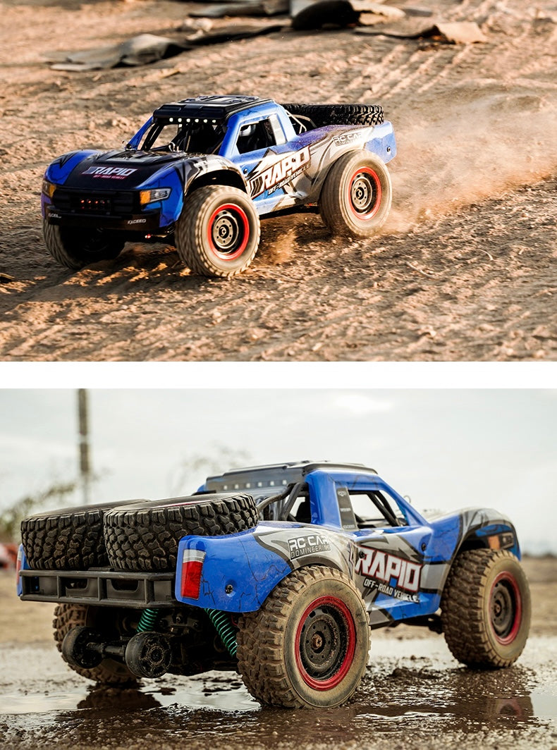 JJRC Q130 B 1/14 2.4G 4WD 70km/h RTR Brushless RC Car High Speed Monster mini baja short course ill Truck Model off-road RC Racing Car