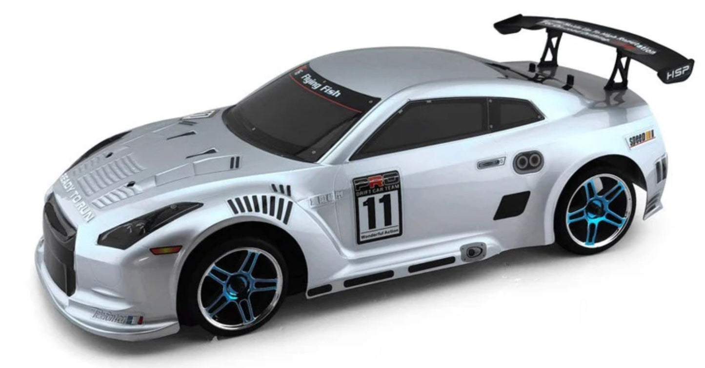 HSP 94123 pro RC Drift Car 1:10th Remote Control DRIFT Car Flying Fish - RTR with Battery