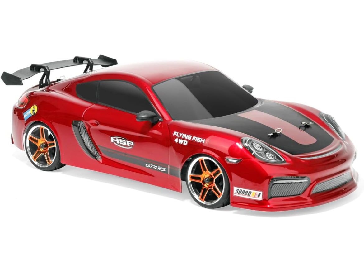 HSP 94123 pro RC Drift Car 1:10th Remote Control DRIFT Car Flying Fish - RTR with Battery