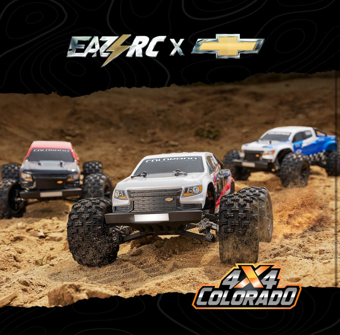 FMS EAZY RC 1:18 CHEVROLET COLORADO RTR