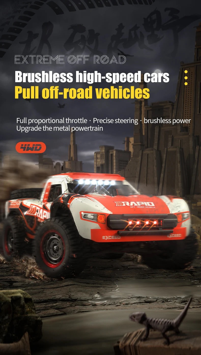 JJRC Q130 B 1/14 2.4G 4WD 70km/h RTR Brushless RC Car High Speed Monster mini baja short course ill Truck Model off-road RC Racing Car