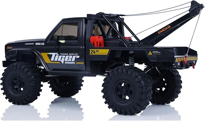 CROSS EMO RC X3 4WD 1/8 RC tow truck RTR W/battery and charger.