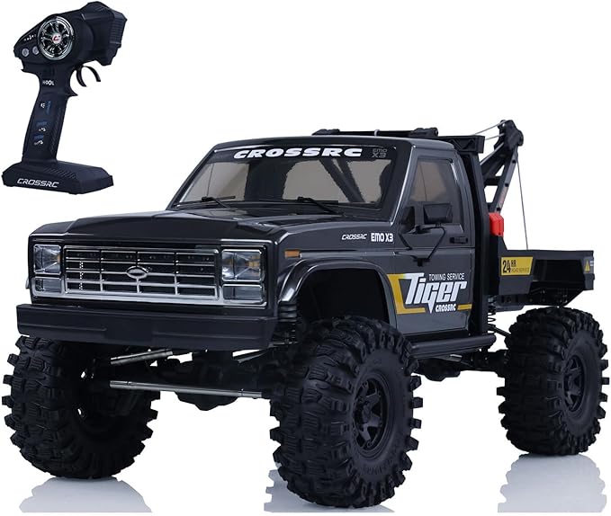 CROSS EMO RC X3 4WD 1/8 RC tow truck RTR W/battery and charger.