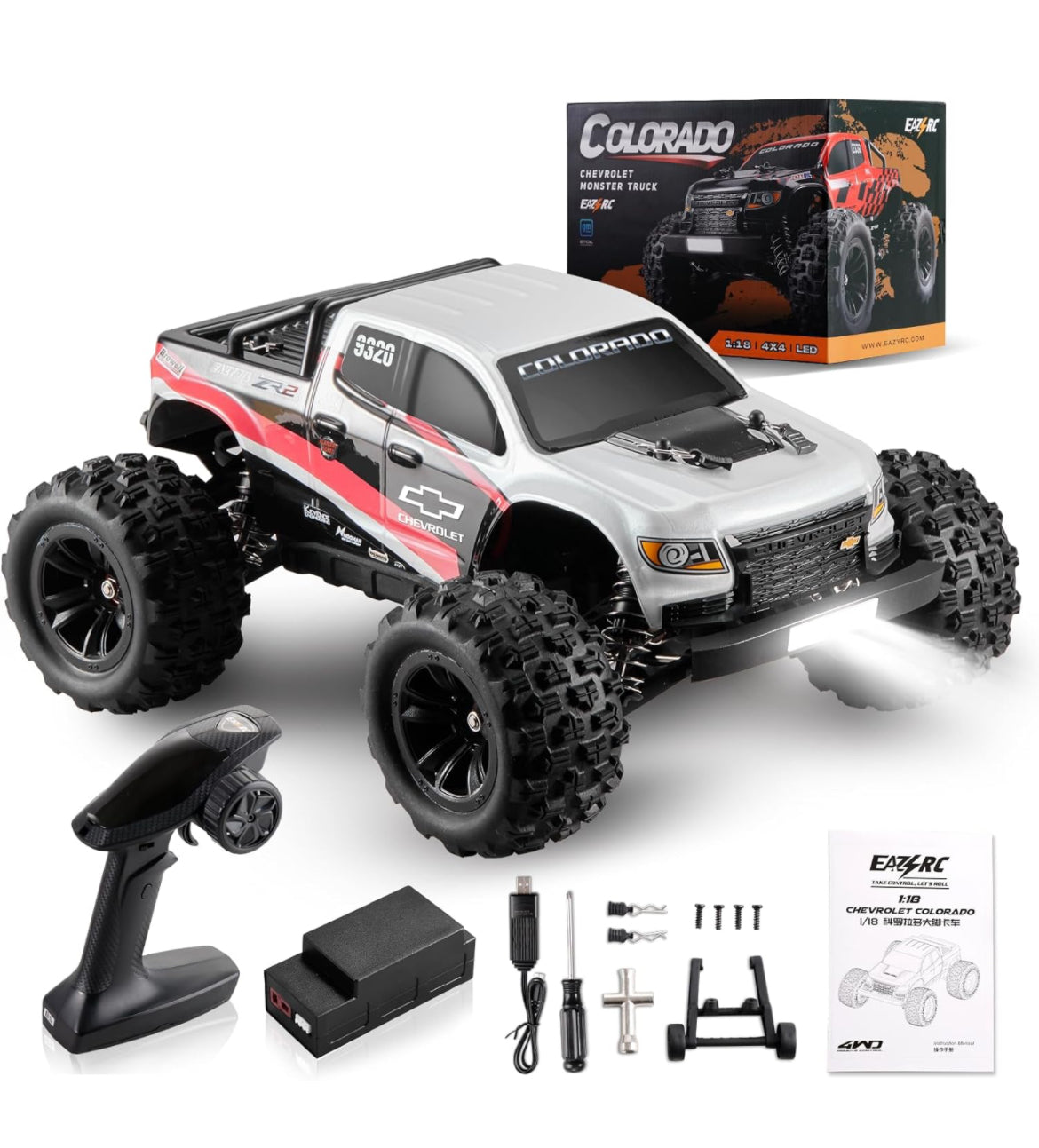 FMS EAZY RC 1:18 CHEVROLET COLORADO RTR