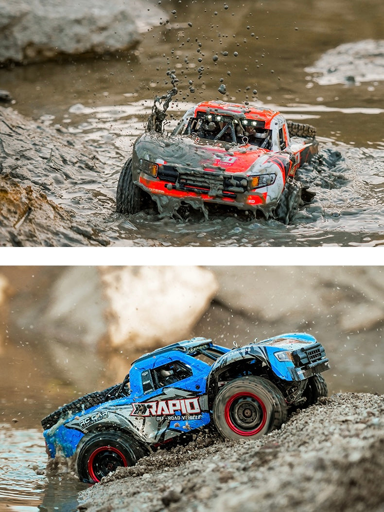 JJRC Q130 B 1/14 2.4G 4WD 70km/h RTR Brushless RC Car High Speed Monster mini baja short course ill Truck Model off-road RC Racing Car