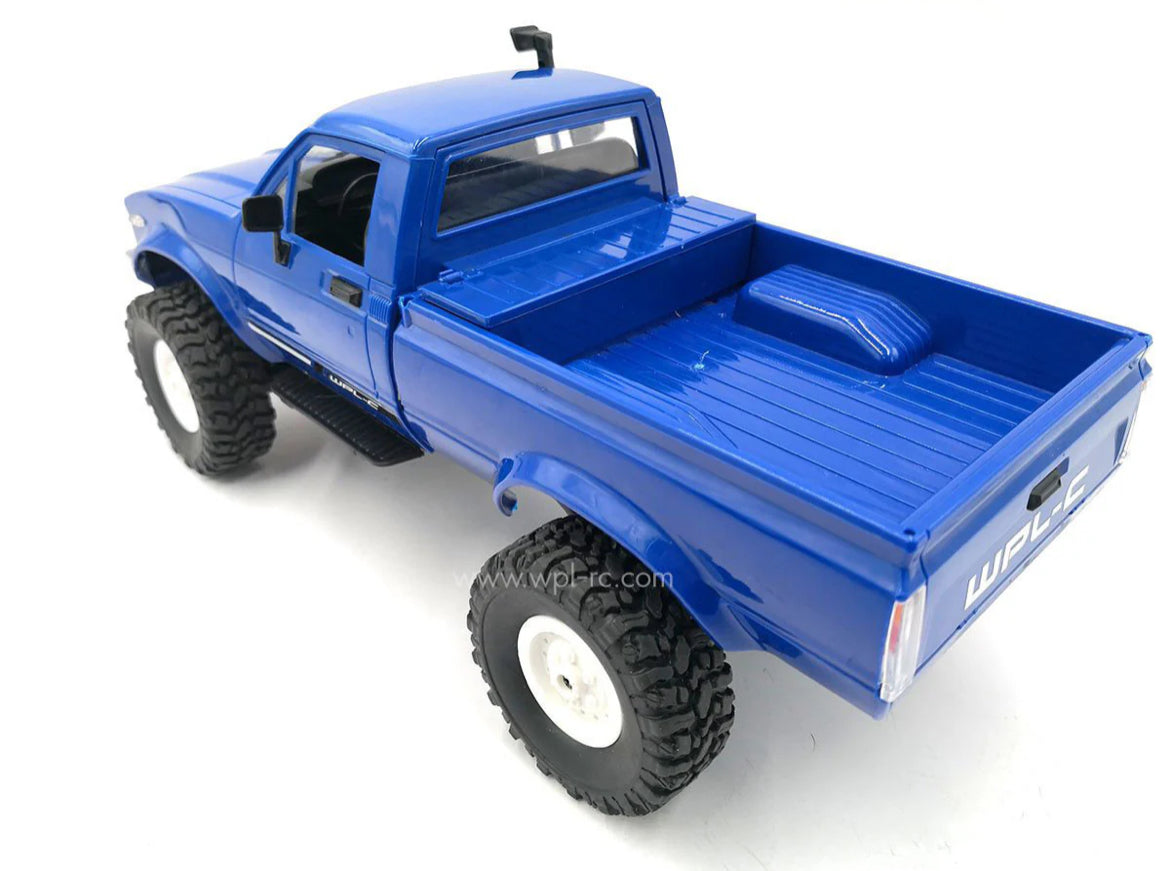 WPL C24-1 Full Scale RC Car 1:16 2.4G 4WD Rock Crawler Electric Climbing Truck LED Light On-road 1/16