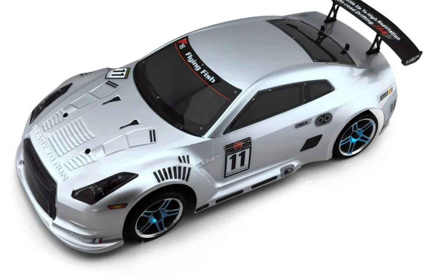 HSP 94123 pro RC Drift Car 1:10th Remote Control DRIFT Car Flying Fish - RTR with Battery