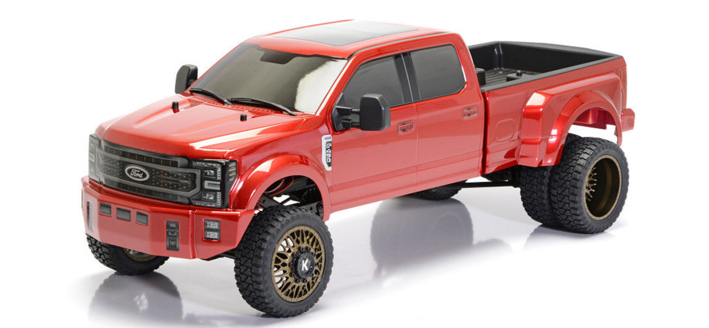FORD F-450 SD KG1 Wheel Edition 1/10 4WD RTR (RED Candy Apple) Custom Truck DL-Series
