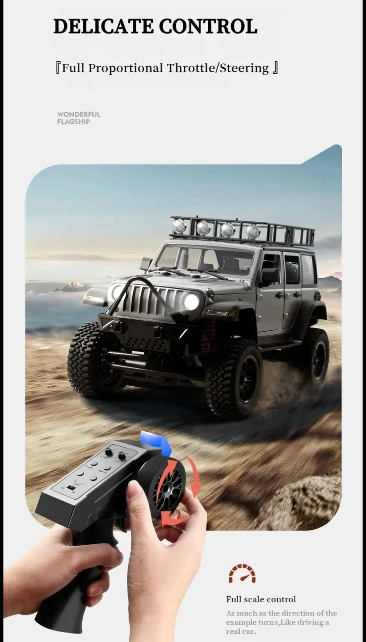 MN128 jeep 1/12 Full Scale RC Professional Climbing  4WD