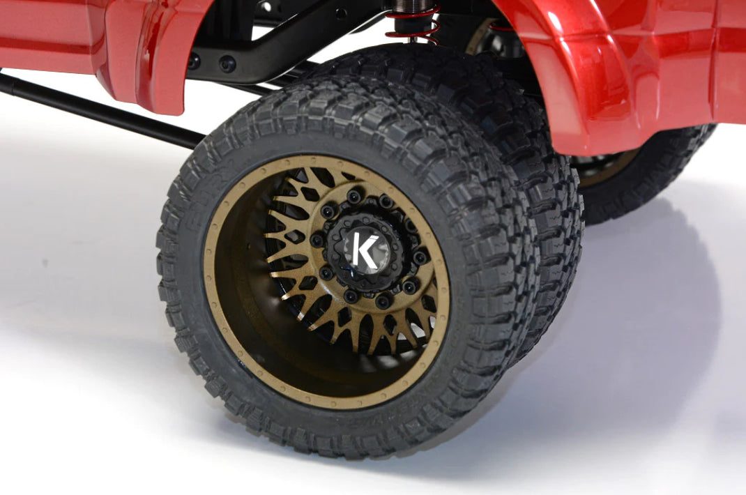 FORD F-450 SD KG1 Wheel Edition 1/10 4WD RTR (RED Candy Apple) Custom Truck DL-Series