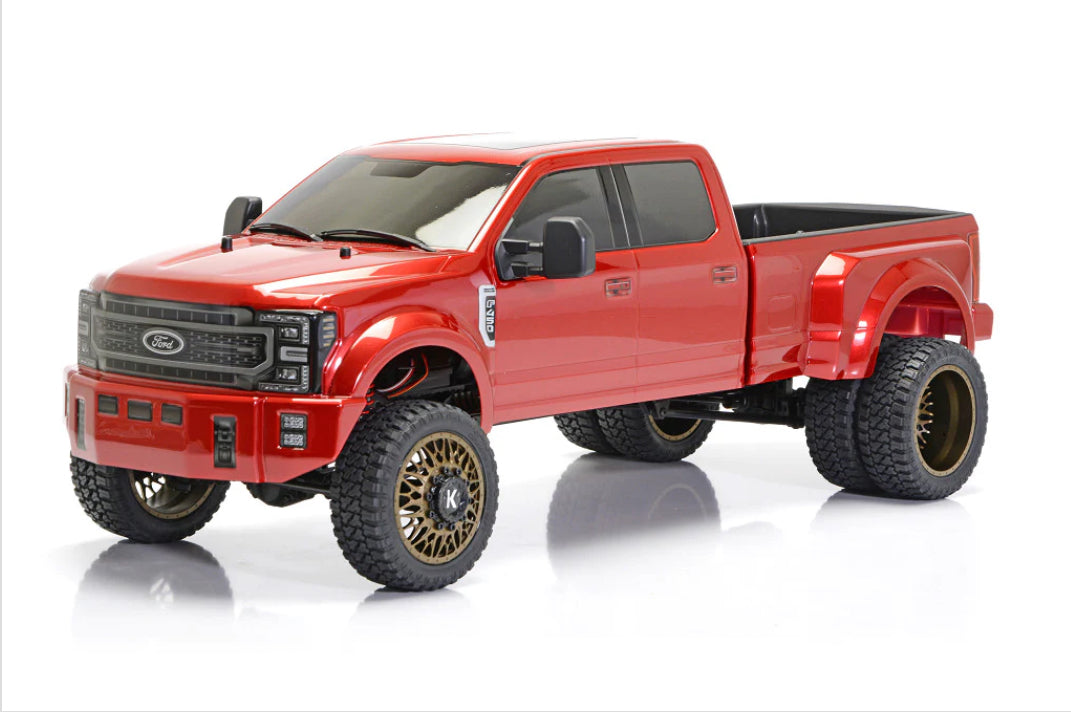FORD F-450 SD KG1 Wheel Edition 1/10 4WD RTR (RED Candy Apple) Custom Truck DL-Series