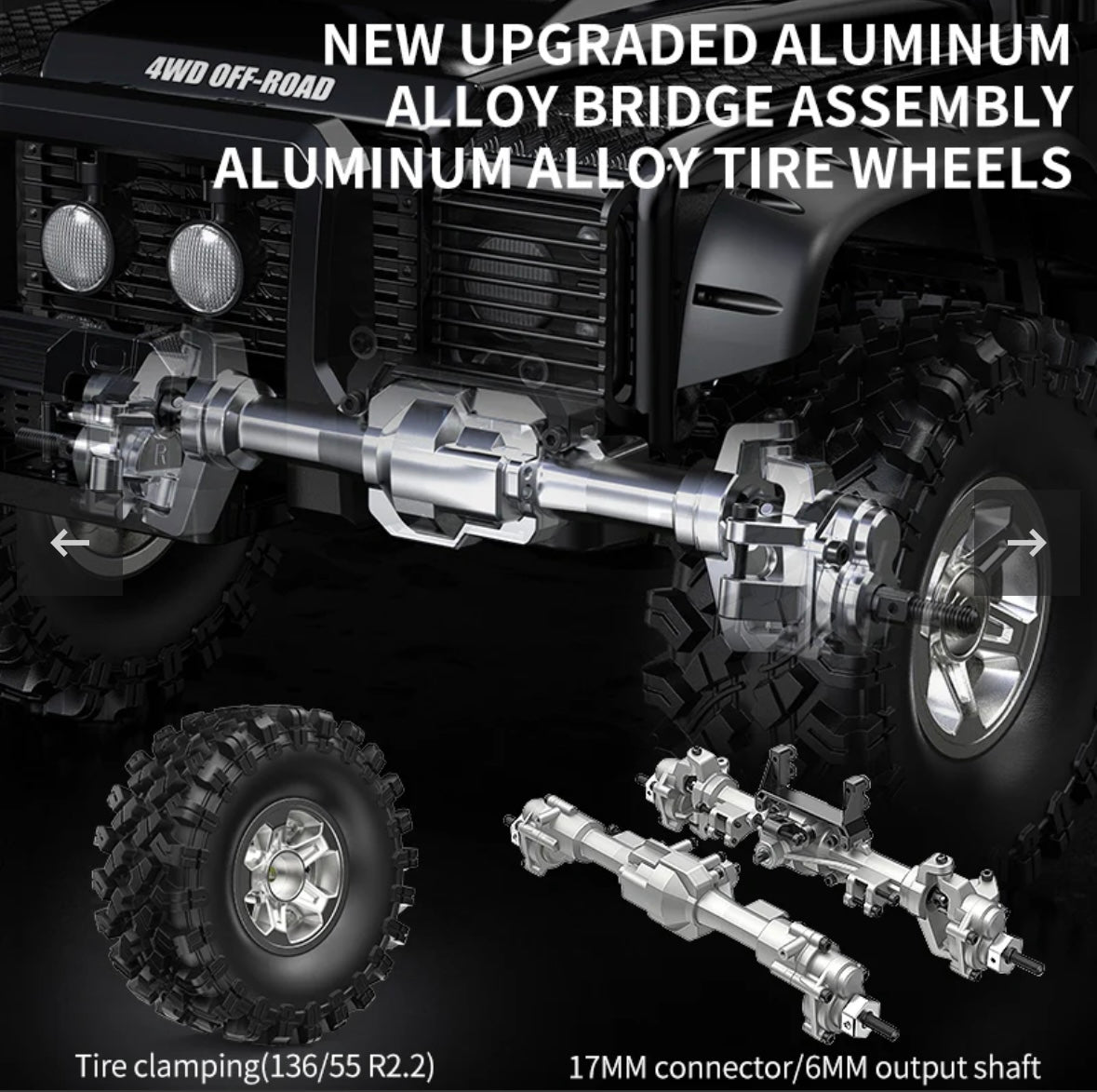 MJX Hyper Go H8H+ Upgrade RC Truck 1/8 Scale 2.4G Off Road Vehicle With Sensored Brushless Motor 80A FOC ESC
