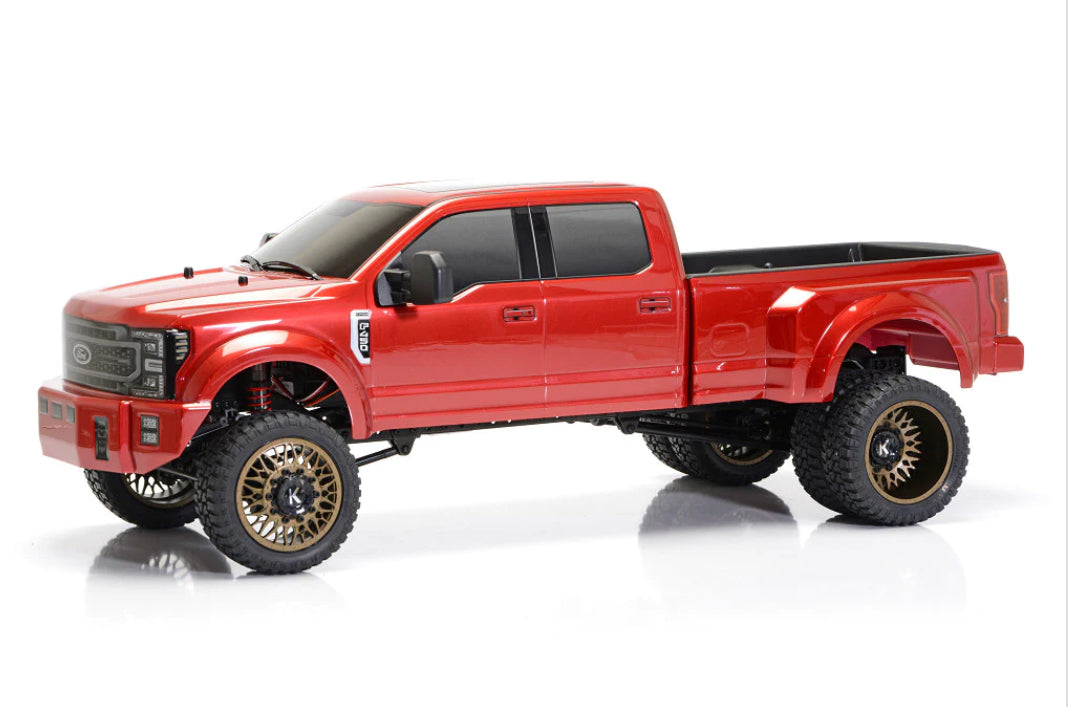 FORD F-450 SD KG1 Wheel Edition 1/10 4WD RTR (RED Candy Apple) Custom Truck DL-Series