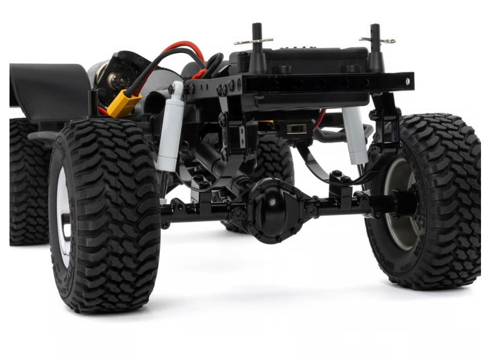RC4WD Trail Finder 2 "LWB" RTR W/ Chevrolet K10 Scottsdale Hard Body Set (Black)