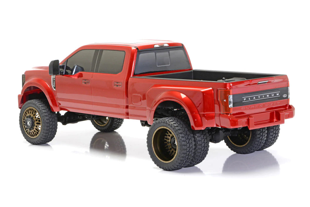 FORD F-450 SD KG1 Wheel Edition 1/10 4WD RTR (RED Candy Apple) Custom Truck DL-Series