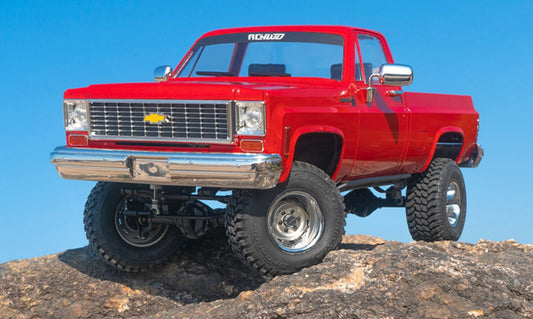 RC4WD Trail Finder 2 "LWB" RTR W/ Chevrolet K10 Scottsdale Hard Body Set (Red)