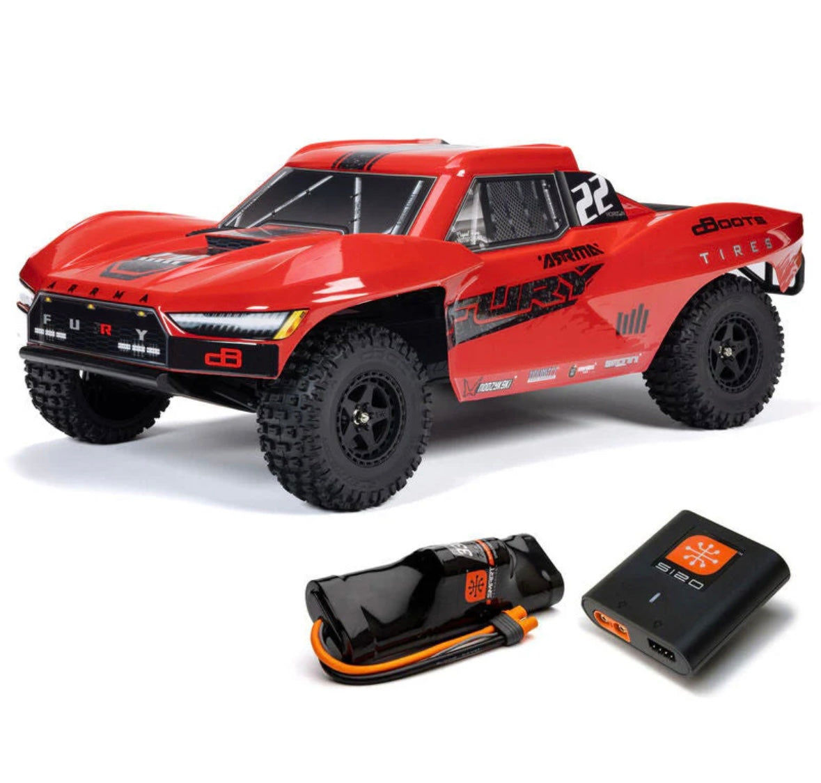 ARRMA 1/10 FURY 2WD RTR Brushed Short Course Truck (Battery & Charger Included)