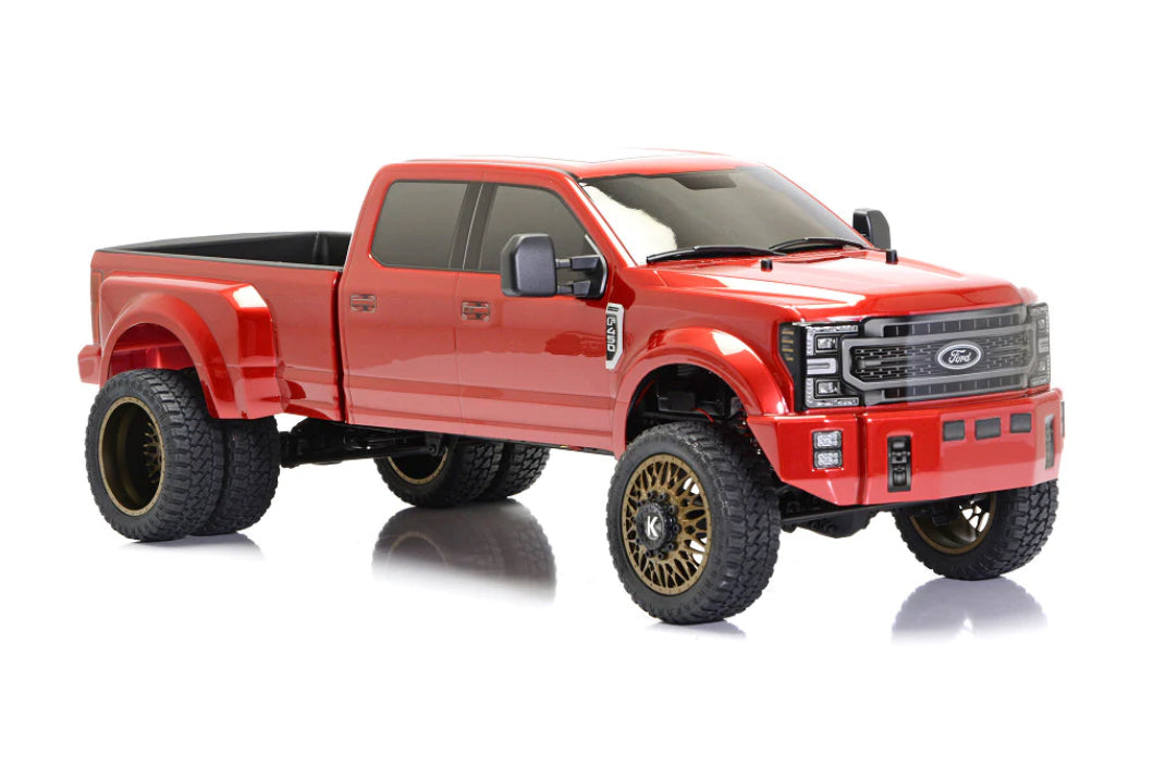 FORD F-450 SD KG1 Wheel Edition 1/10 4WD RTR (RED Candy Apple) Custom Truck DL-Series