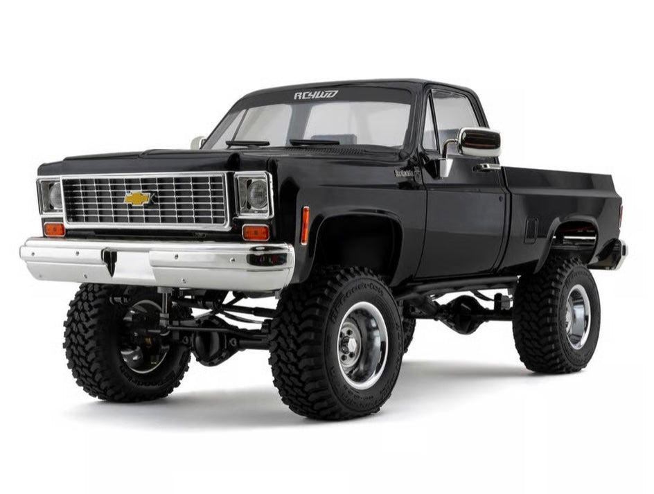 RC4WD Trail Finder 2 "LWB" RTR W/ Chevrolet K10 Scottsdale Hard Body Set (Black)