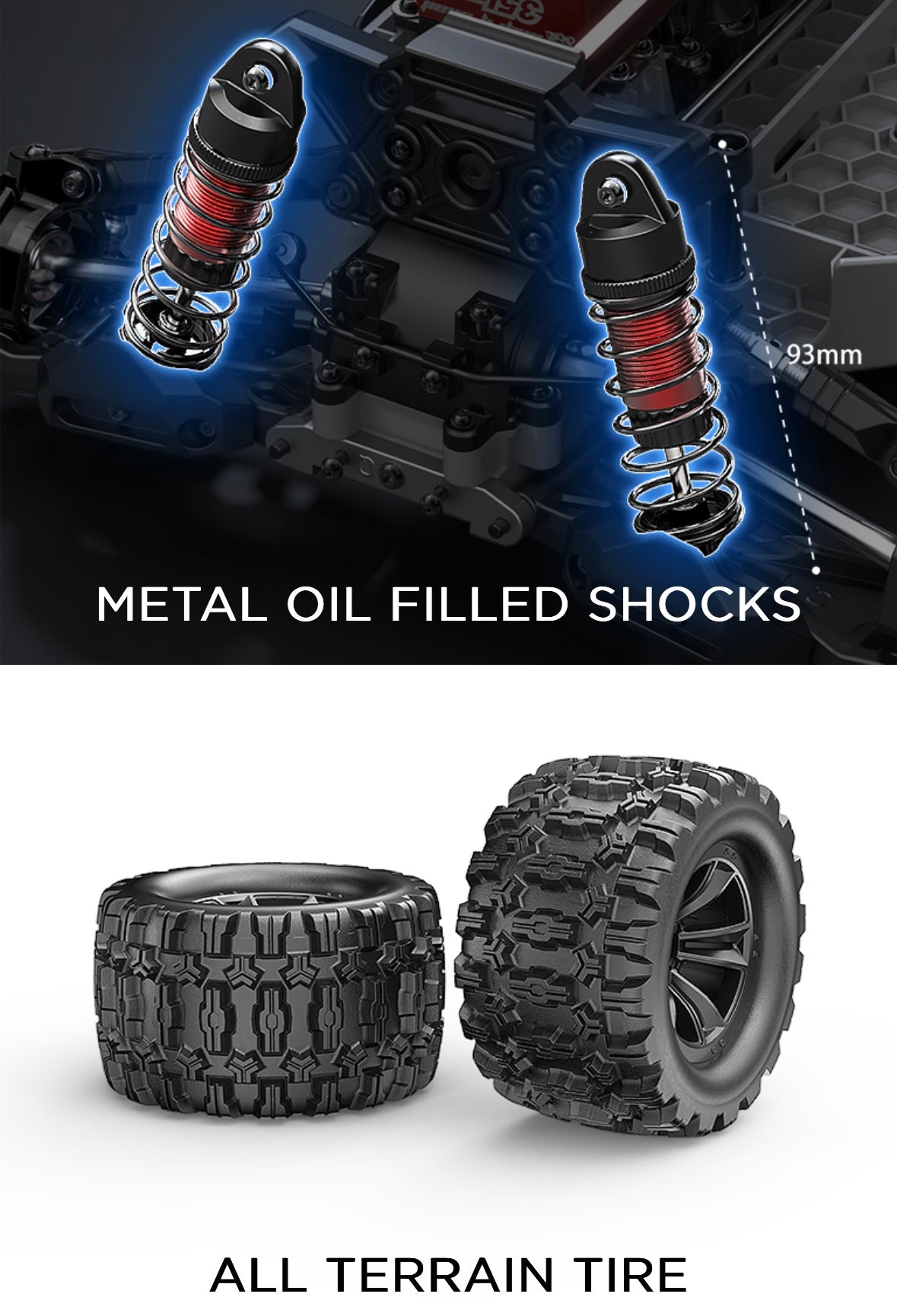 MJX 10208 Upgraded V2 Monster Super Large 4WD Brushless 1/10 High Speed RC Professional Bigfoot Off road Remote Control Vehicle