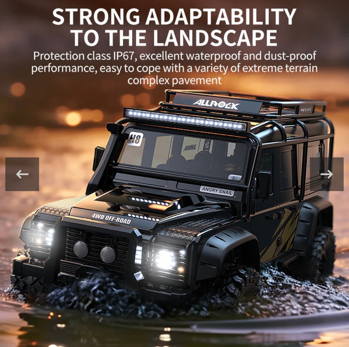 MJX Hyper Go H8H+ Upgrade RC Truck 1/8 Scale 2.4G Off Road Vehicle With Sensored Brushless Motor 80A FOC ESC