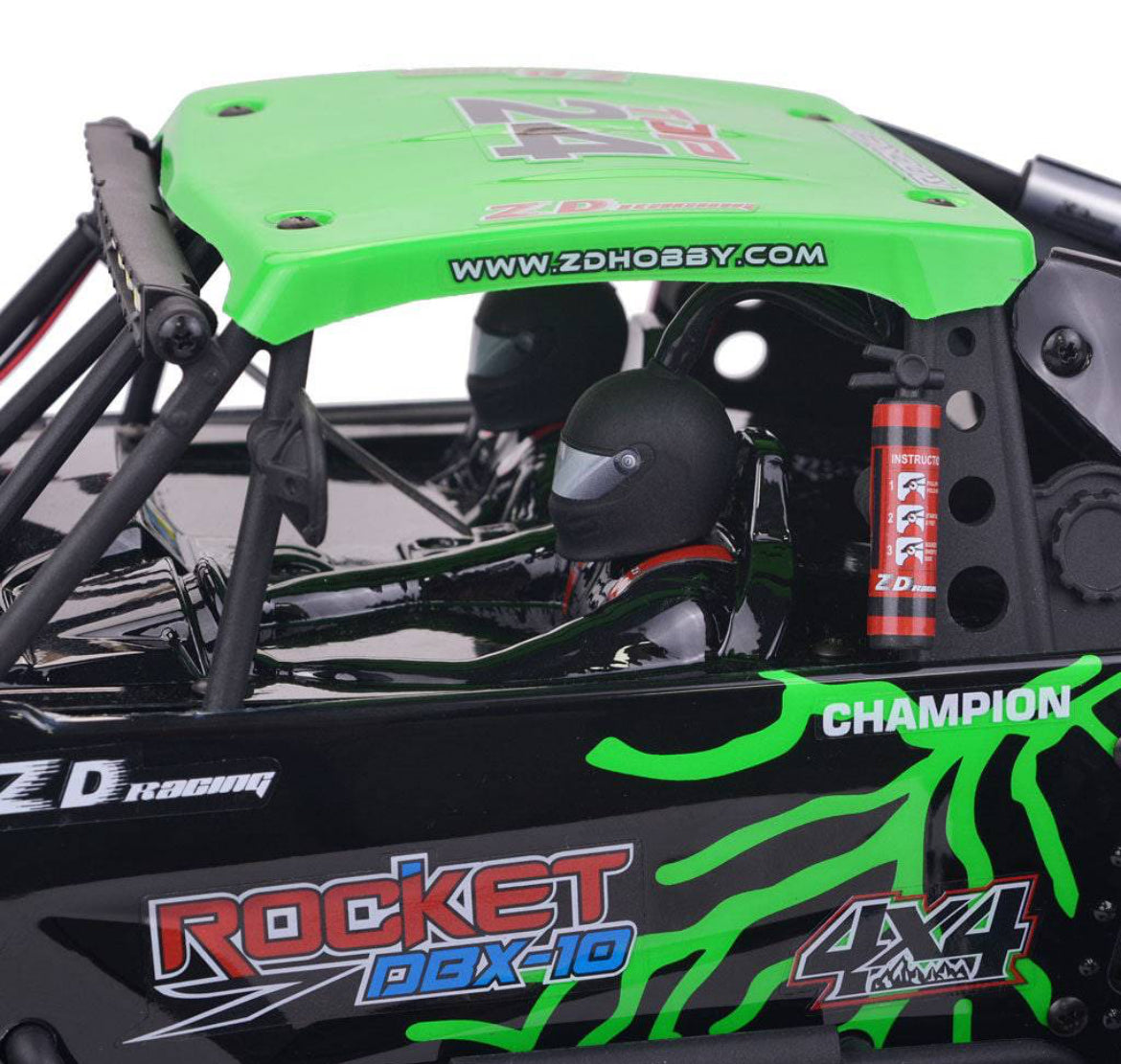 ZD Racing DBX-10 ROCKET 1/10 4WD 80km/H 2.4G Brushless RC Car Off-road Desert Buggy - RTR Version
