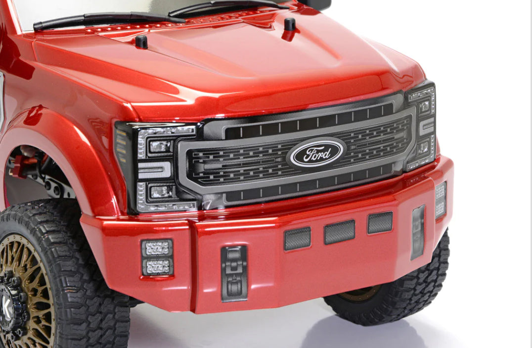 FORD F-450 SD KG1 Wheel Edition 1/10 4WD RTR (RED Candy Apple) Custom Truck DL-Series