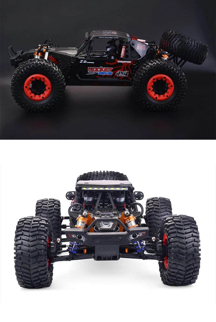 ZD Racing DBX-10 ROCKET 1/10 4WD 80km/H 2.4G Brushless RC Car Off-road Desert Buggy - RTR Version