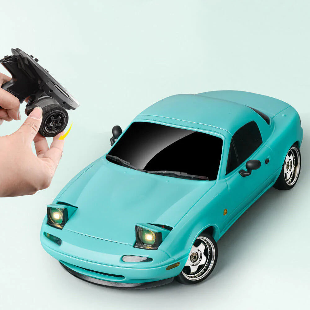 1/18 RC MIATA Drift Car MX5 2.4GHz RWD W/ ESP GYROSCOPE ON-ROAD LED LIGHTS