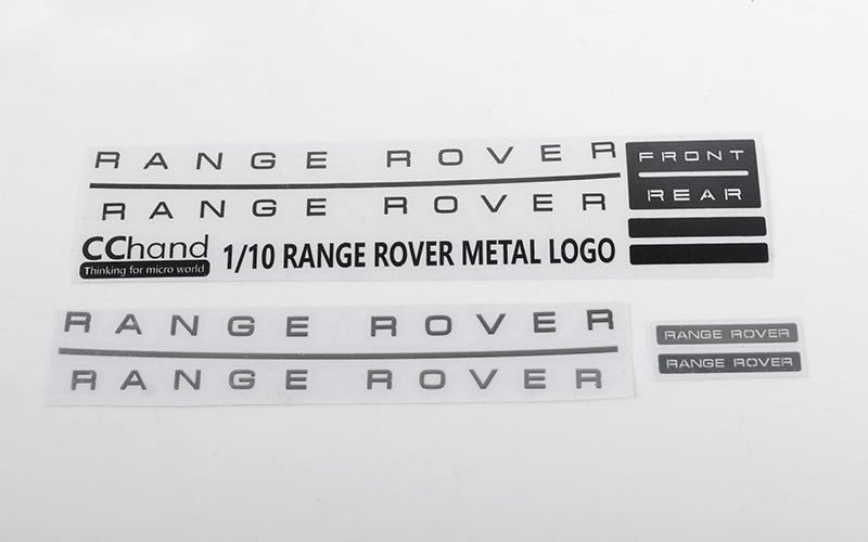 Metal Emblem Set for JS Scale 1/10 Range Rover Classic Body