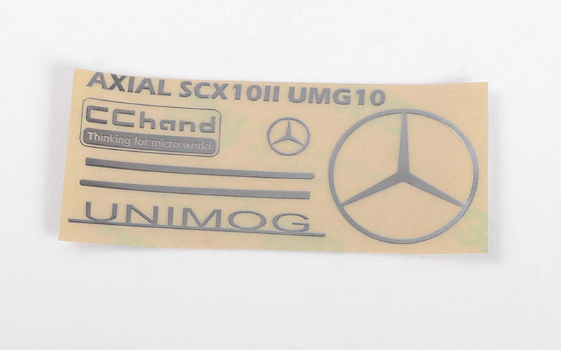 Emblem Set for Axial 1/10 SCX10 II UMG10 4WD Rock Crawler