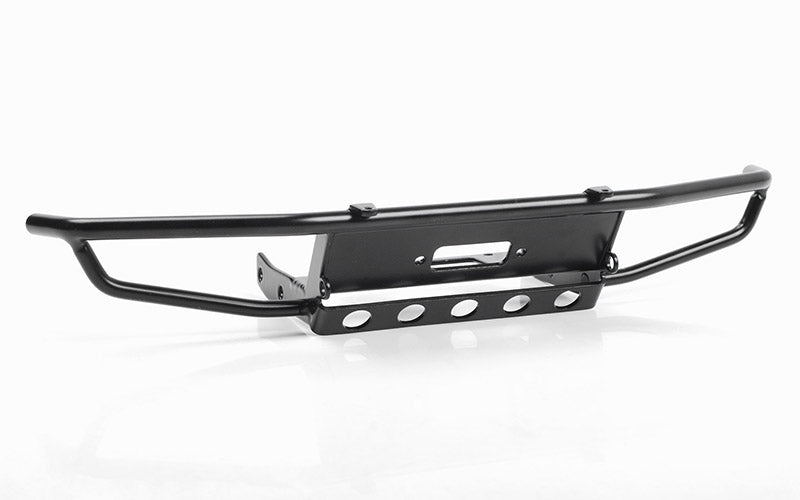 Guardian Steel Front Winch Bumper for Axial 1/10 SCX10 II UMG10 (Black)