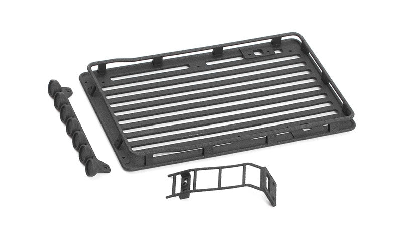 Micro Series Roof Rack w/ Light Set and Ladder Axial SCX24 1/24 Jeep Wrangler RTR