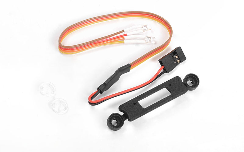 Micro Series Headlight Insert w/ LED Lighting System for Axial SCX24 1/24 Jeep Wrangler RTR