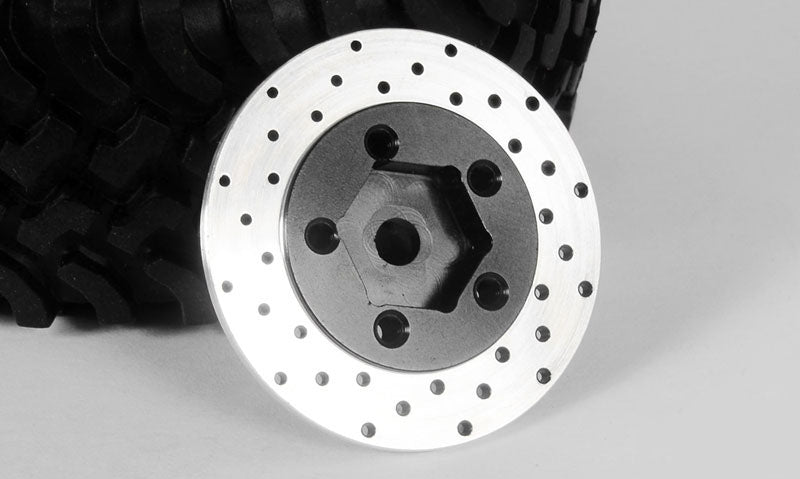 1.9 5 Lug Steel Wheel Hex Hub with Brake Rotor