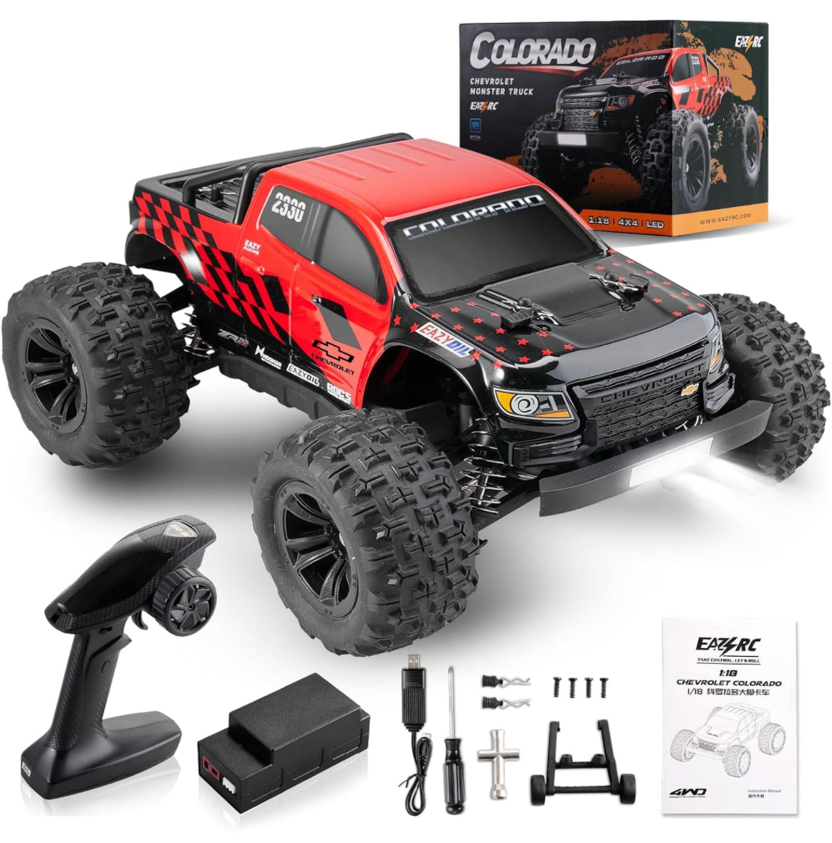 FMS EAZY RC 1:18 CHEVROLET COLORADO RTR