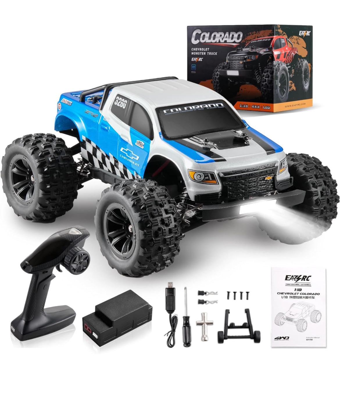 FMS EAZY RC 1:18 CHEVROLET COLORADO RTR