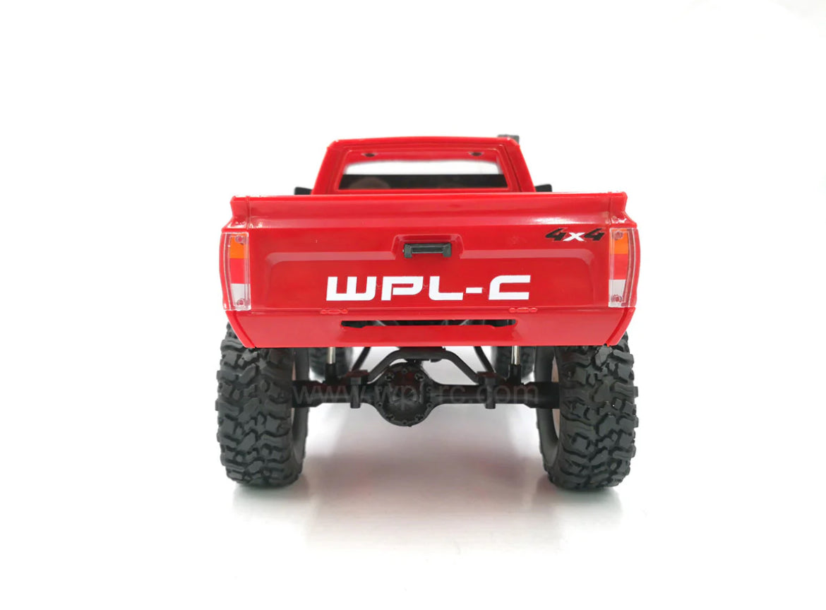 WPL C24-1 Full Scale RC Car 1:16 2.4G 4WD Rock Crawler Electric Climbing Truck LED Light On-road 1/16