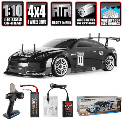 HSP 94123 pro RC Drift Car 1:10th Remote Control DRIFT Car Flying Fish - RTR with Battery