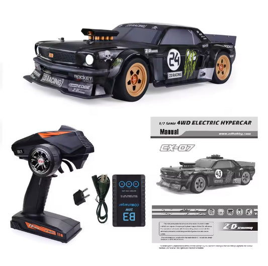 ZD Racing EX07 1/7 4WD RC Sports Car On Road Vehicle W/Alloy Shock Absorber