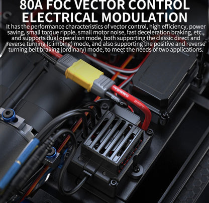 MJX Hyper Go H8H+ Upgrade RC Truck 1/8 Scale 2.4G Off Road Vehicle With Sensored Brushless Motor 80A FOC ESC