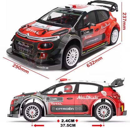 MJX HYPER 1:7 Brushless 7303 Remote Control Racing Car C3 Simulation Citroen High-Speed Off-Road Vehicle Toy RC Car