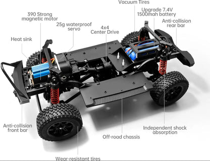 MN128 jeep 1/12 Full Scale RC Professional Climbing  4WD