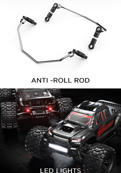 MJX 10208 Upgraded V2 Monster Super Large 4WD Brushless 1/10 High Speed RC Professional Bigfoot Off road Remote Control Vehicle