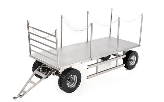 4 Wheel Steel Stake Trailer