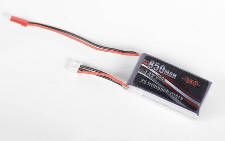 RC4WD 7.4V 850mAh 2S LiPo Battery w/ Balance Plug