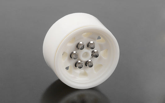OEM Plastic 0.7" Beadlock Wheels (White)